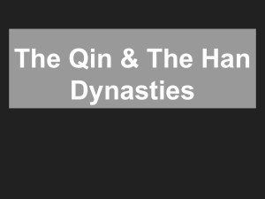 Qin & Han Dynasty