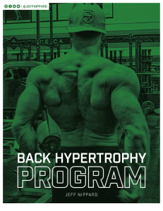 Back Hypertrophy Program by Jeff Nippard