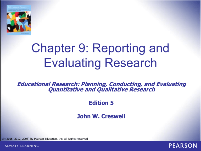 guidelines for evaluating a research report