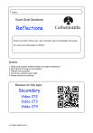 Reflections Geometry Worksheet