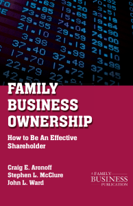 Family Business Ownership