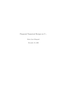 Odegaard B.A. - Financial numerical recipes in C++ (2003)