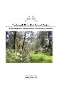 Castlereagh River Fish Habitat Project
