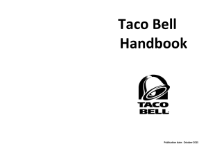 Taco Bell Handbook