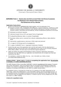 AdMUREC 1 - [KAT EDIT] Application for Initial Ethics Clearance Oct2018