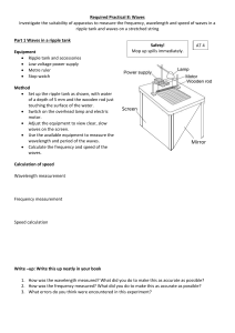 AQA Combined Science Physics Required Practical 8 Waves