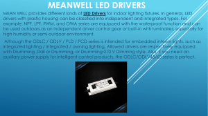 Meanwell LED Drivers