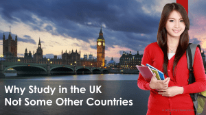 Why Study in the UK Not Some Other Countries