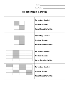 Probability in Genetics WS