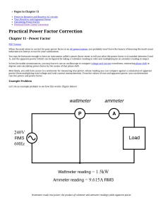 Practical Power Factor Correction   Power Factor   Electronics Textbook