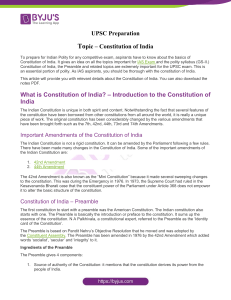 Constitution-of-India-UPSC-Notes