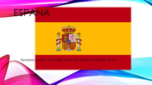 Presentation on Spain