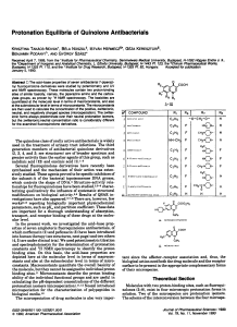 Article-1990-Protonation equilibria of quinolone antibacterials