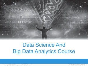 Module 0 Data Science and Big Data