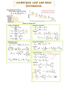 Organic Chemistry 2 Notes