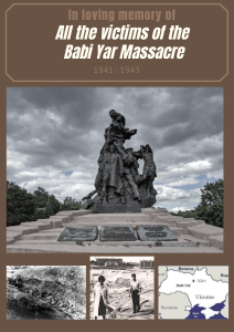 Babi Yar Memorialization Poster 