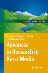Advances in Research in Karst Media - Andreo et al. (2010)
