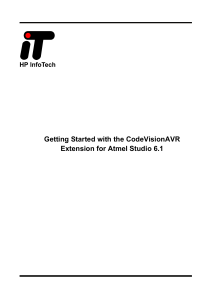 CVAVR Getting started with Atmel Studio