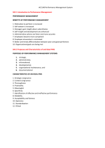 Notes in ACC148 Performance Management P1docx