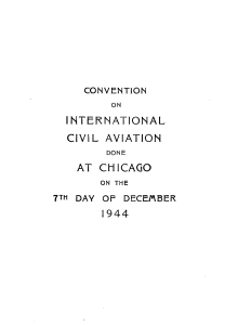 CHICAGO CONVENTION