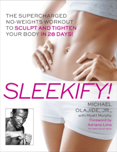 Sleekify! The Supercharged No-Weights Workout to Sculpt and 