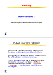2 Methodologie von empirischen Untersuchungen WS 16 17 2F
