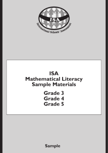 isa sample maths g3-5