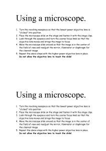 04 Using a microscope