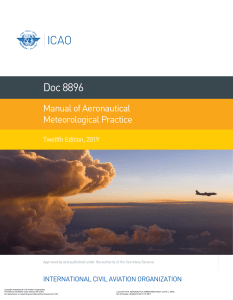 ICAO Doc 8896 Meteorological Practice