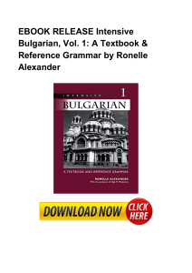 Full-Book-Intensive-Bulgarian-Vol.-1-A-Textbook--Reference-Grammar-PDF-JH14197901