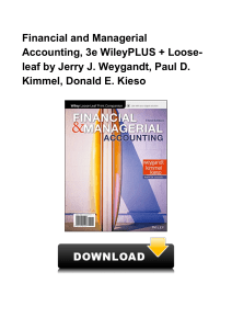 Financial-And-Managerial-Accounting-3e-WileyPLUS--Loose-leaf-by-Jerry-J.-Weygandt-Paul-D.-Kimmel