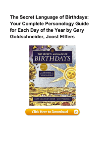 The-Secret-Language-Of-Birthdays-Your-Complete-Personology-Guide-For-Each-Day-Of-The-Year-by-Gary-G