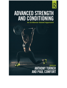 Advanced Strength and Conditioning
