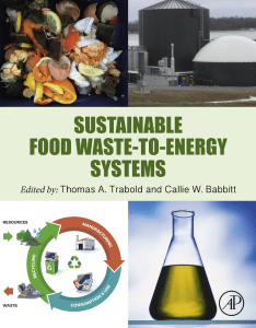 Sustainable food waste-to-energy systems by Babbitt, Callie W. Trabold, Thomas
