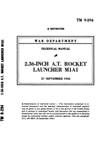 TM 9-294, 2.36 inch AT Rocket Launcher M1A1