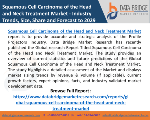 Squamous Cell Carcinoma of the Head and Neck Treatment Market 2022 COVID-19 Impact Analysis, SWOT Analysis, Key Indicators, Trends and Forecast 2029