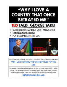 George Takei Ted Talk