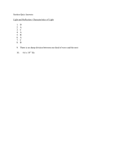 Section Quiz light Answers