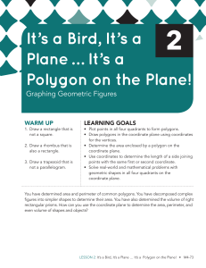 It's a Bird, It's a Plane...It's a Polygon on the Plane (1)