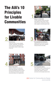 AIA - 10 Principlees for Livable Communities - 2005
