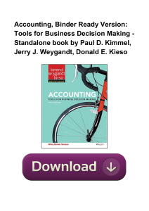 Accounting-Binder-Ready-Version-Tools-For-Business-Decision-Making--Standalone-Book-by-Paul-D.-Ki