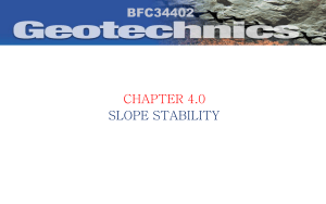 CHAPTER 4 Slope Stability