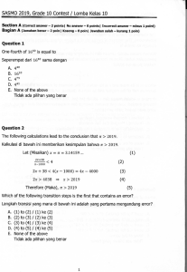 pdfcoffee.com grade-10-sasmo-2019-pdf-free