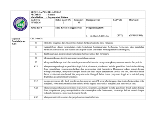 1. RPS ARGUMENTASI HUKUM