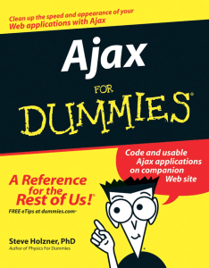 Ajax For Dummies: Web Development with Ajax