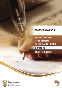 SBA Mathematics Teacher Guide English