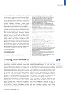 Anticoagulation in COVID-19