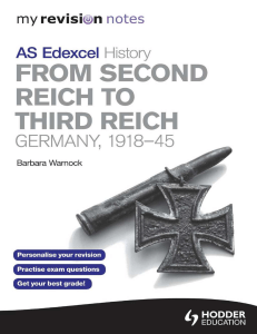 My Revision Notes Edexcel AS History From Second Reich to Third Reich Germany, 1918-45 (MRN) by Barbara Warnock (z-lib.org) (1)