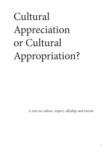 IGCSE- Cultural Appropriation
