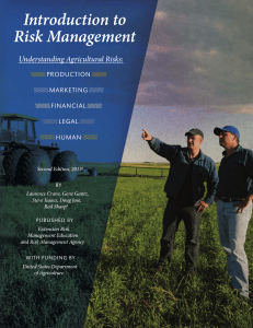 Risk identification in Agriculture